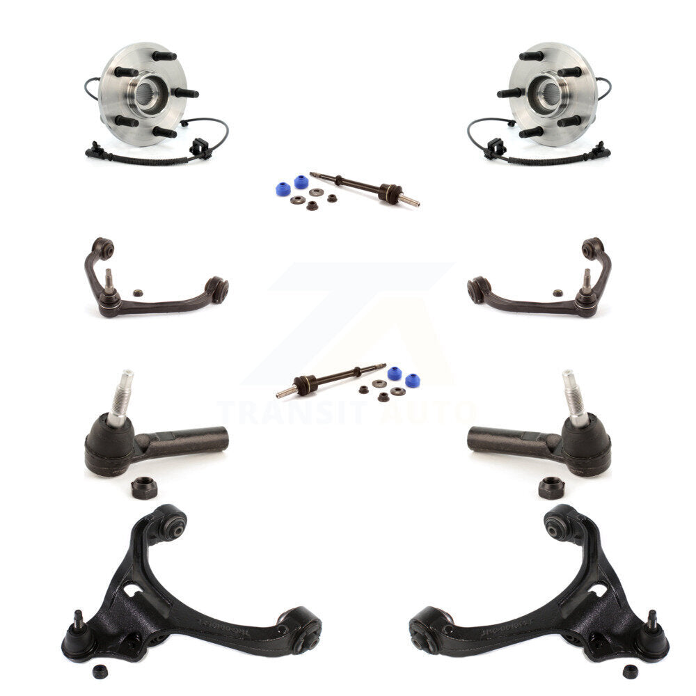 Bearing Lower Upper Control Arm Outer Tie Rod & Link Front Kit (10Pc) For Dakota
