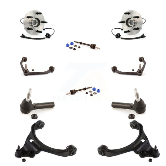 Bearing Lower Upper Control Arm Outer Tie Rod & Link Front Kit (10Pc) For Dakota