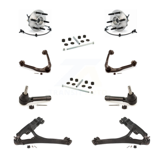 Bearing Lower Upper Control Arm Outer Tie Rod Link Front Kit (10Pc) For GMC 1500