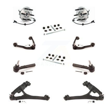 Bearing Lower Upper Control Arm Outer Tie Rod Link Front Kit (10Pc) For 1500 GMC