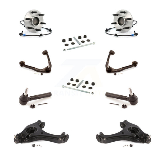 Bearing Lower Upper Control Arm Outer Tie Rod Link Front Kit (10Pc) For 1500 GMC