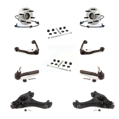 Bearing Lower Upper Control Arm Outer Tie Rod Link Front Kit (10Pc) For 1500 GMC