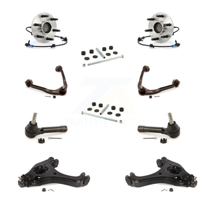 Bearing Lower Upper Control Arm with Ball Joint Outer Tie Rod Link Front Kit For