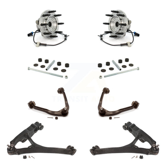 Bearing Lower Upper Control Arm Link Front Kit (8Pc) For Chevrolet Silverado GMC