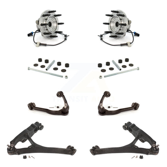 Bearing Lower Upper Control Arm Link Front Kit (8Pc) For Chevrolet Silverado GMC