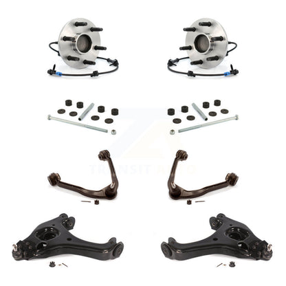 Bearing Lower Upper Control Arm Link Front Kit (8Pc) For Chevrolet Silverado GMC