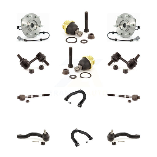 Upper Control Arm Lower Ball Joint Outer Inner Tie Rod Link Front Kit For Nissan