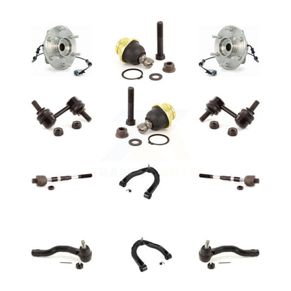 Upper Arm Lower Ball Joint Outer Inner Tie Rod Link Front Kit (12Pc) For Nissan
