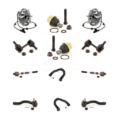Upper Arm Lower Ball Joint Outer Inner Tie Rod & Link Front Kit (12Pc) For QX80