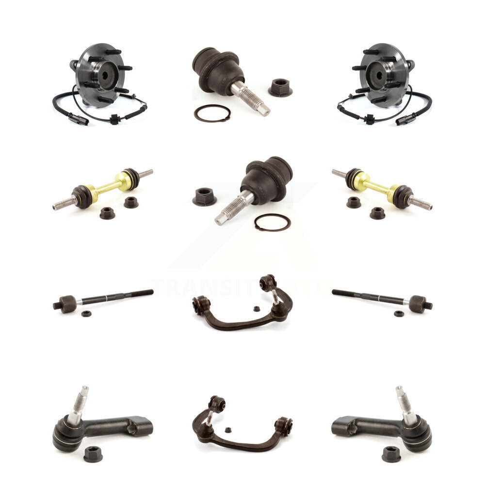 Upper Control Arm Lower Ball Joint Outer Inner Tie Rod & Link Front Kit For Ford