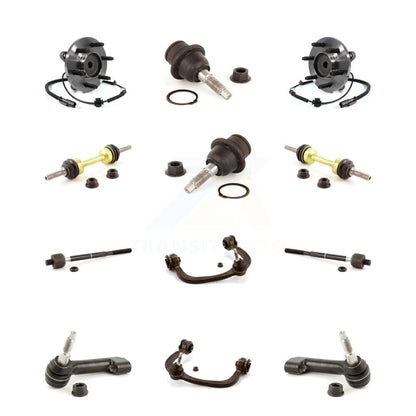 Upper Control Arm Lower Ball Joint Outer Inner Tie Rod & Link Front Kit For Ford