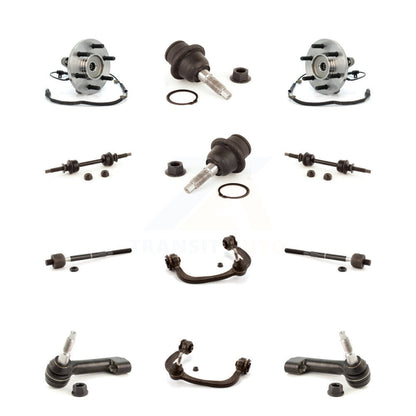 Hub Upper Control Arm Lower Ball Joint Outer Inner Tie Rod & Link Front Kit For