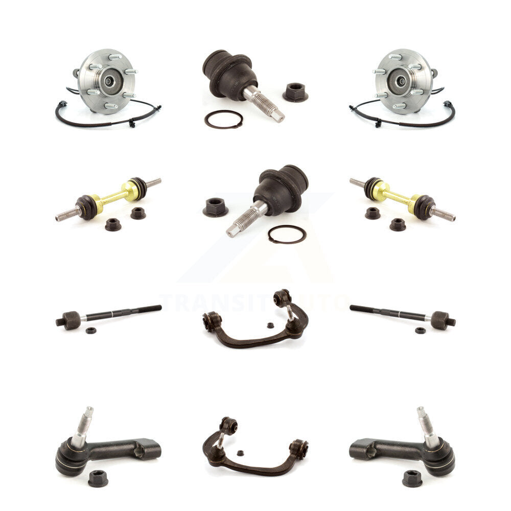 Upper Control Arm Lower Ball Joint Outer Inner Tie Rod & Link Front Kit For Ford