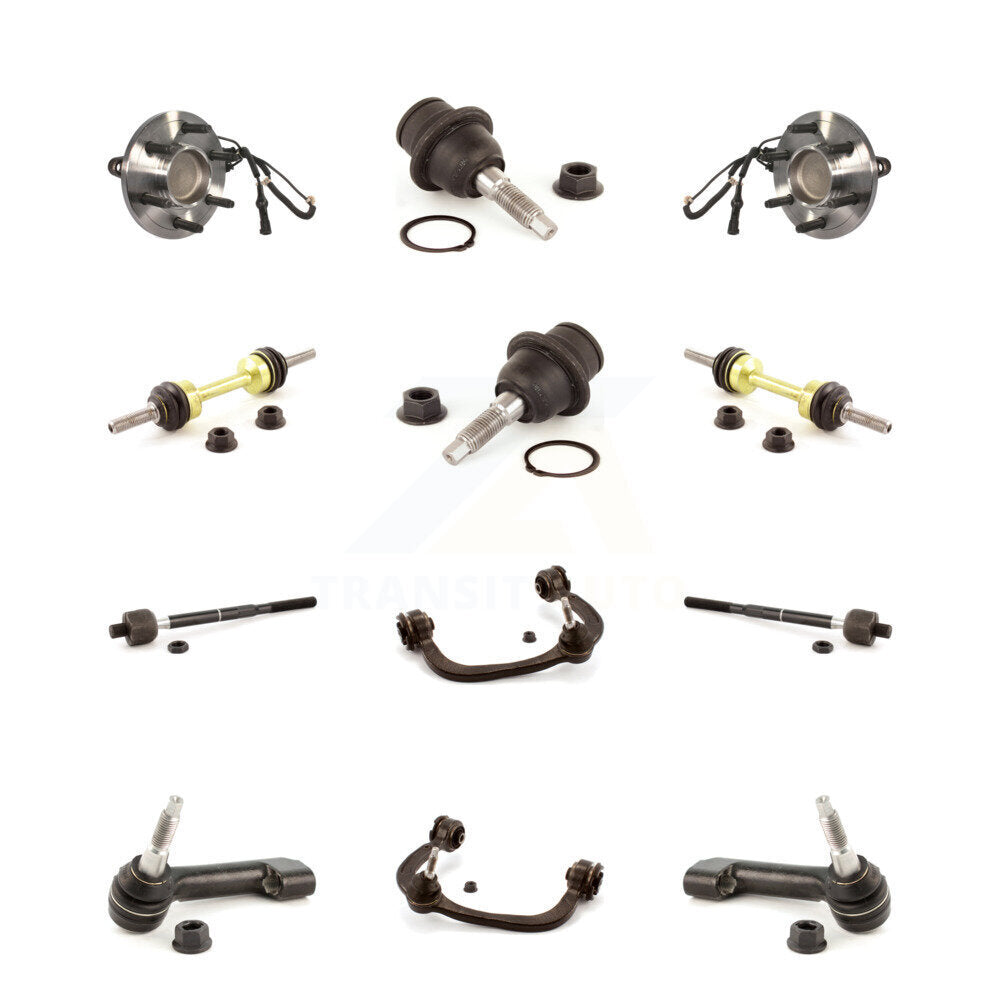 Upper Control Arm Lower Ball Joint Outer Inner Tie Rod & Link Front Kit For Ford