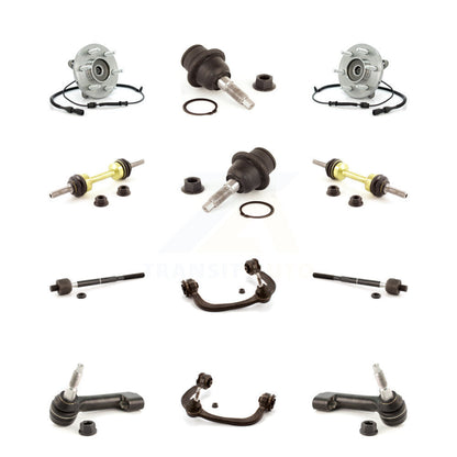 Upper Control Arm Lower Ball Joint Outer Inner Tie Rod & Link Front Kit For Ford