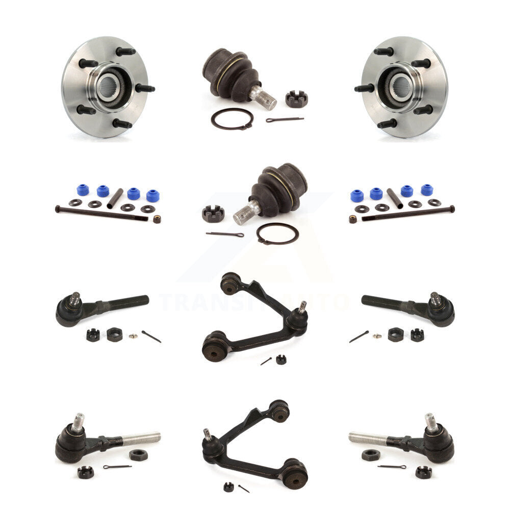 Hub Upper Arm Lower Ball Joint Outer Inner Tie Rod Link Front Kit For Ford F-150