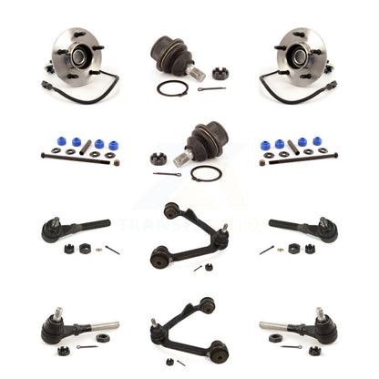 Hub Upper Arm Lower Ball Joint Outer Inner Tie Rod Link Front Kit For Ford F-150