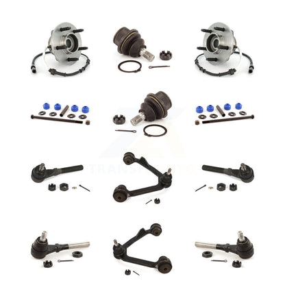 Hub Upper Arm Lower Ball Joint Outer Inner Tie Rod Link Front Kit For Ford F-150
