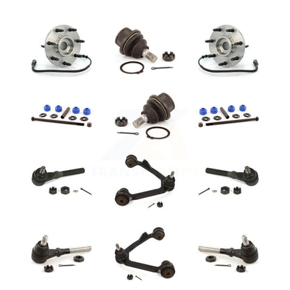 Hub Upper Arm Lower Ball Joint Outer Inner Tie Rod Link Front Kit For Ford F-150