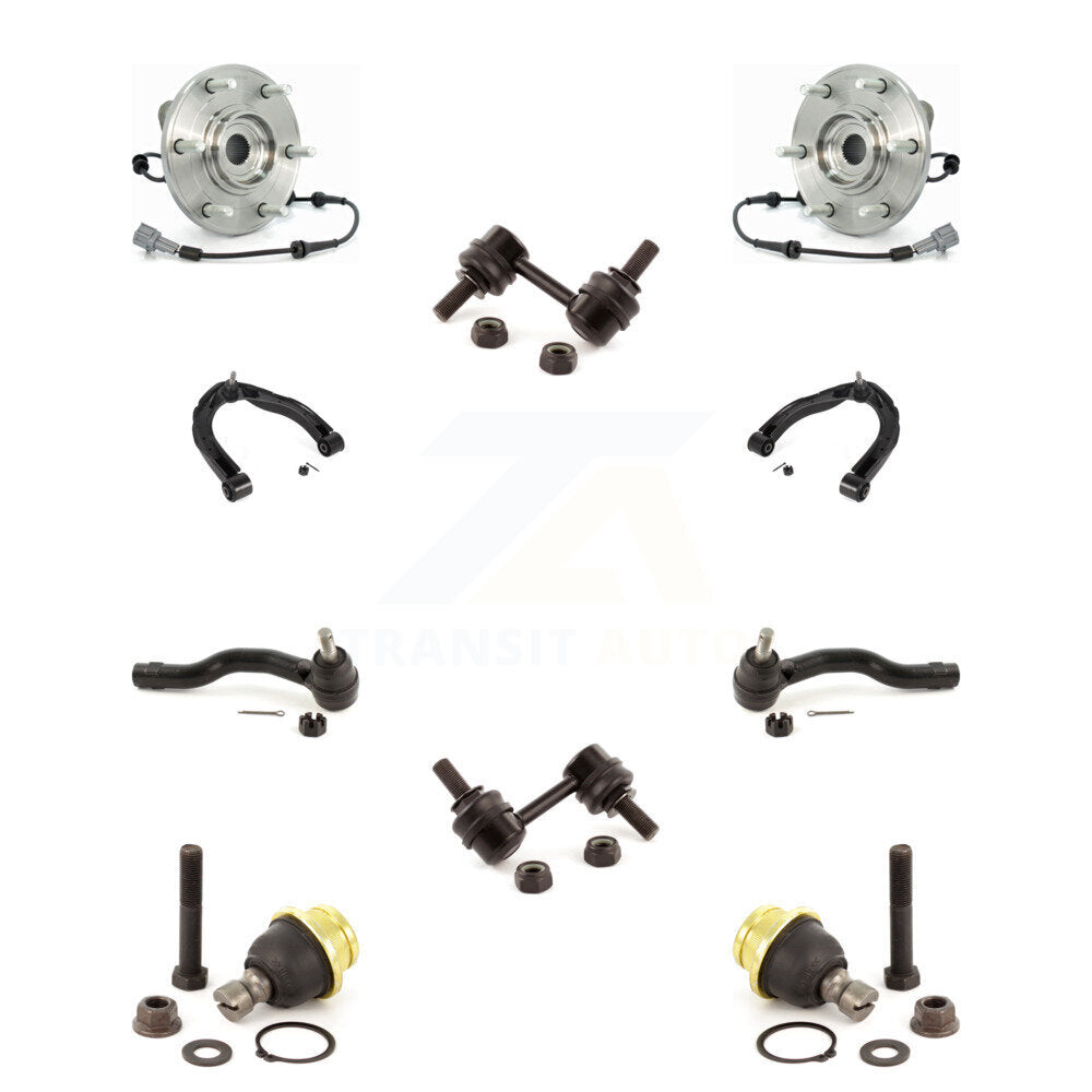 Bearing Upper Control Arm Lower Ball Joint Outer Tie Rod Link Front Kit For QX56