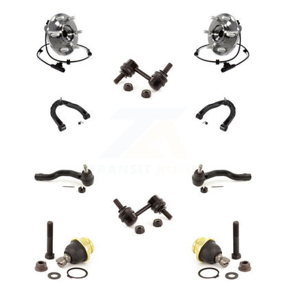 Bearing Upper Arm Lower Ball Joint Outer Tie Rod Link Front Kit (10Pc) For QX80
