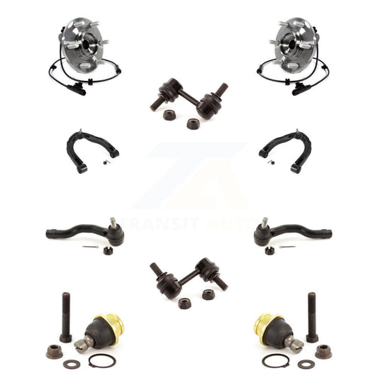 Bearing Upper Arm Lower Ball Joint Outer Tie Rod Link Front Kit (10Pc) For QX80