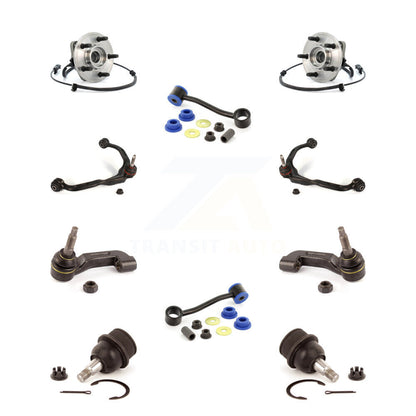 Bearing Upper Arm Lower Ball Joint Outer Tie Rod Link Front Kit (10Pc) For Jeep