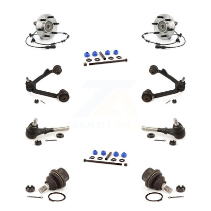 Bearing Upper Arm Lower Ball Joint Outer Tie Rod Link Front Kit (10Pc) For Ford