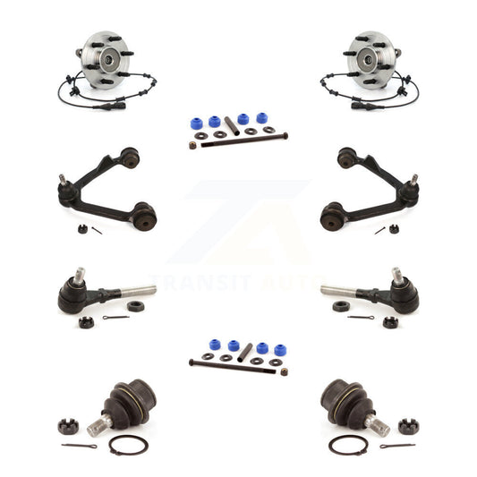 Bearing Upper Arm Lower Ball Joint Outer Tie Rod Link Front Kit (10Pc) For Ford