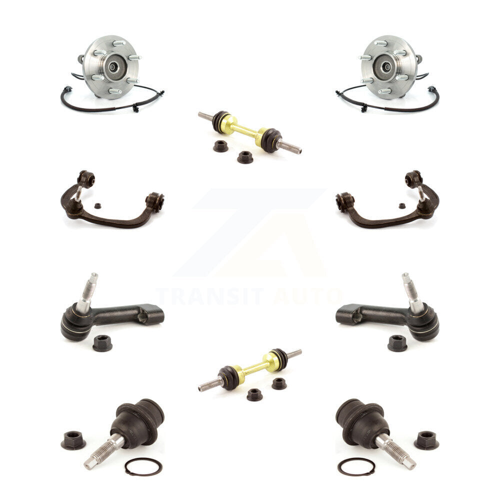 Bearing Upper Control Arm Lower Ball Joint Outer Tie Rod Link Front Kit For Ford