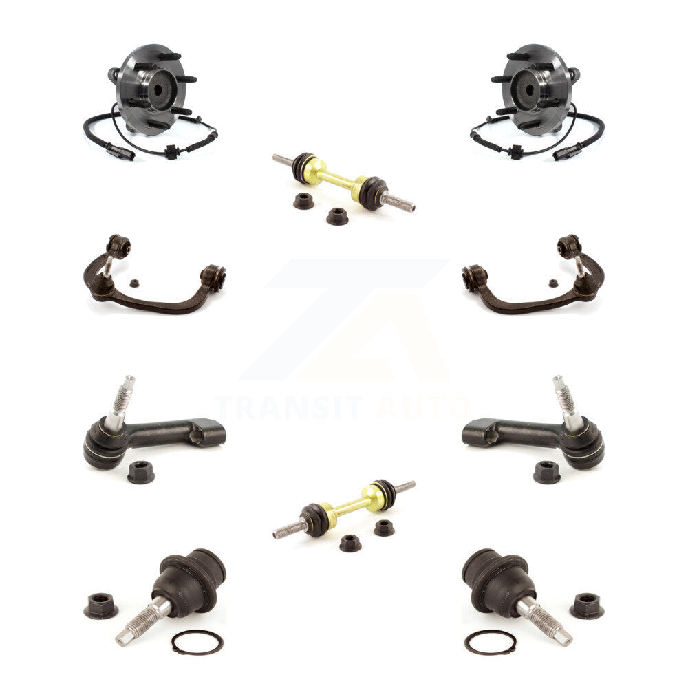 Bearing Upper Control Arm Lower Ball Joint Outer Tie Rod Link Front Kit For Ford