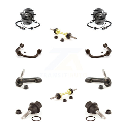 Bearing Upper Control Arm Lower Ball Joint Outer Tie Rod Link Front Kit For Ford