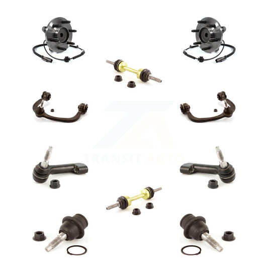 Bearing Upper Control Arm Lower Ball Joint Outer Tie Rod Link Front Kit For Ford