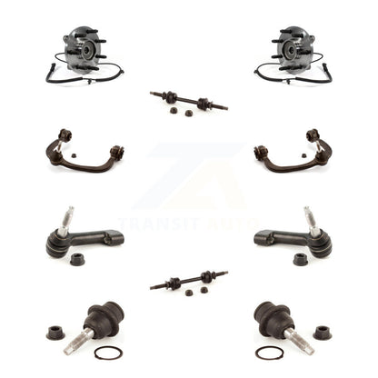 Hub Bearing Upper Control Arm Lower Ball Joint Outer Tie Rod Link Front Kit For