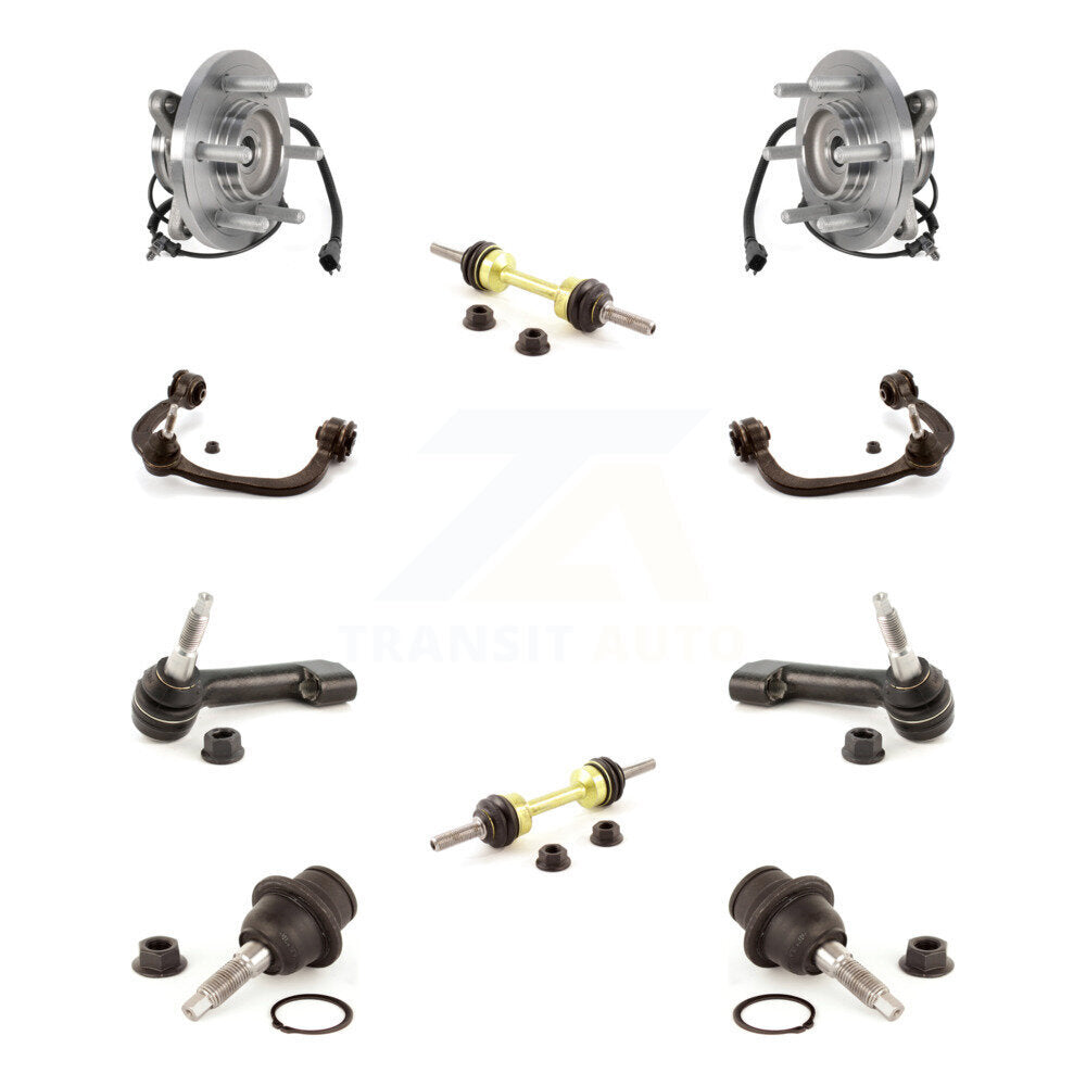 Bearing Upper Control Arm Lower Ball Joint Outer Tie Rod Link Front Kit For Ford