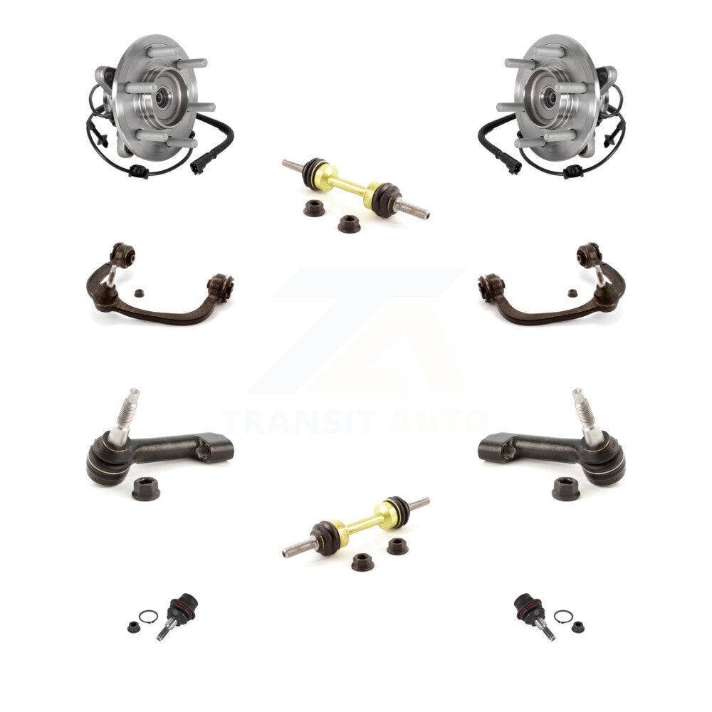 Bearing Upper Control Arm Lower Ball Joint Outer Tie Rod Link Front Kit For Ford