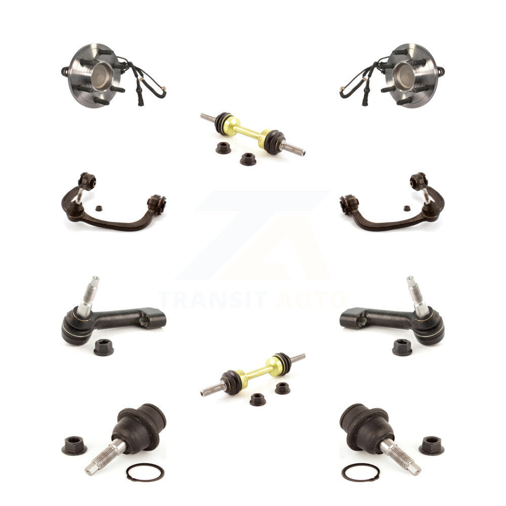 Bearing Upper Control Arm Lower Ball Joint Outer Tie Rod Link Front Kit For Ford