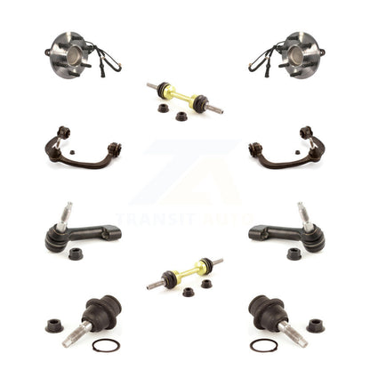 Bearing Upper Control Arm Lower Ball Joint Outer Tie Rod Link Front Kit For Ford