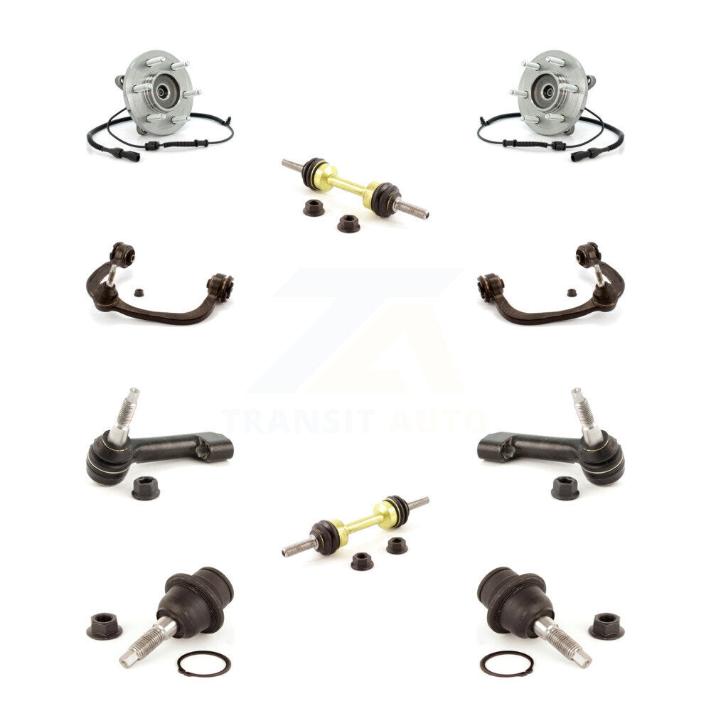 Bearing Upper Control Arm Lower Ball Joint Outer Tie Rod Link Front Kit For Ford