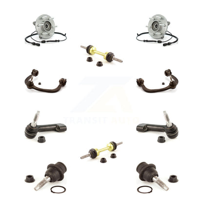 Bearing Upper Control Arm Lower Ball Joint Outer Tie Rod Link Front Kit For Ford