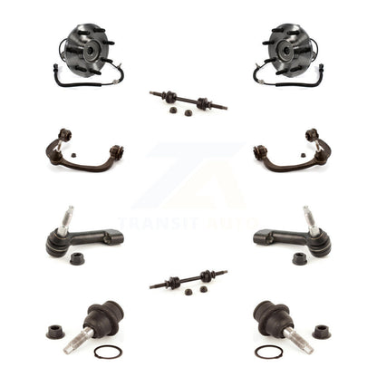 Hub Bearing Upper Control Arm Lower Ball Joint Outer Tie Rod Link Front Kit For