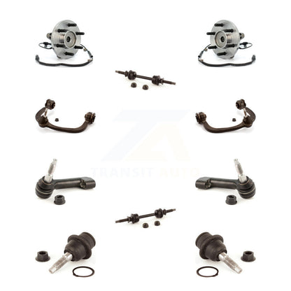 Hub Bearing Upper Control Arm Lower Ball Joint Outer Tie Rod Link Front Kit For