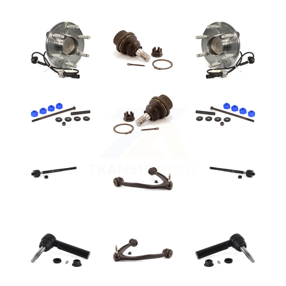 Upper Control Arm Lower Ball Joint Outer Inner Tie Rod & Link Front Kit For GMC