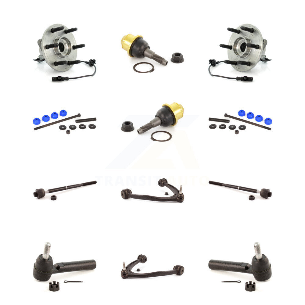 Upper Control Arm Lower Ball Joint Outer Inner Tie Rod Link Front Kit For GMC XL