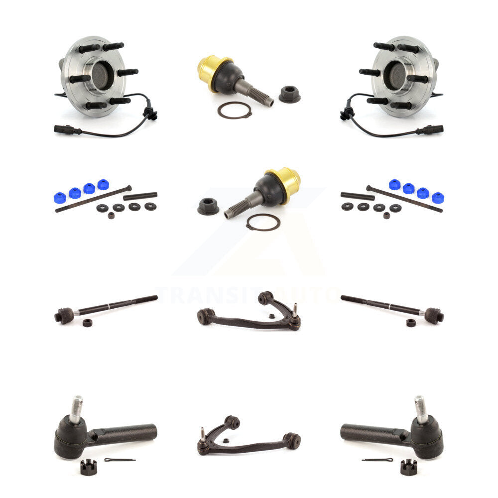 Upper Control Arm Lower Ball Joint Outer Inner Tie Rod Link Front Kit For GMC XL