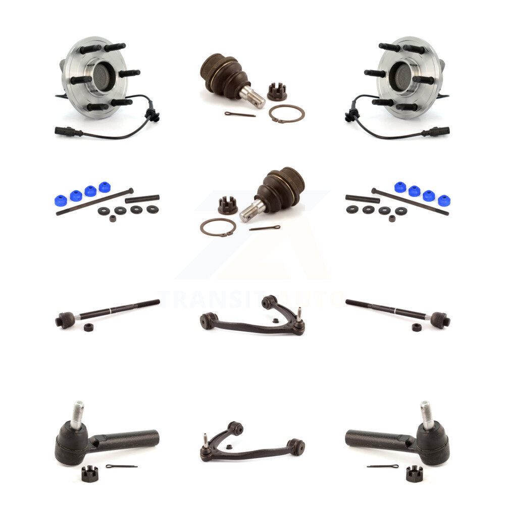 Upper Control Arm Lower Ball Joint Outer Inner Tie Rod Link Front Kit For GMC XL