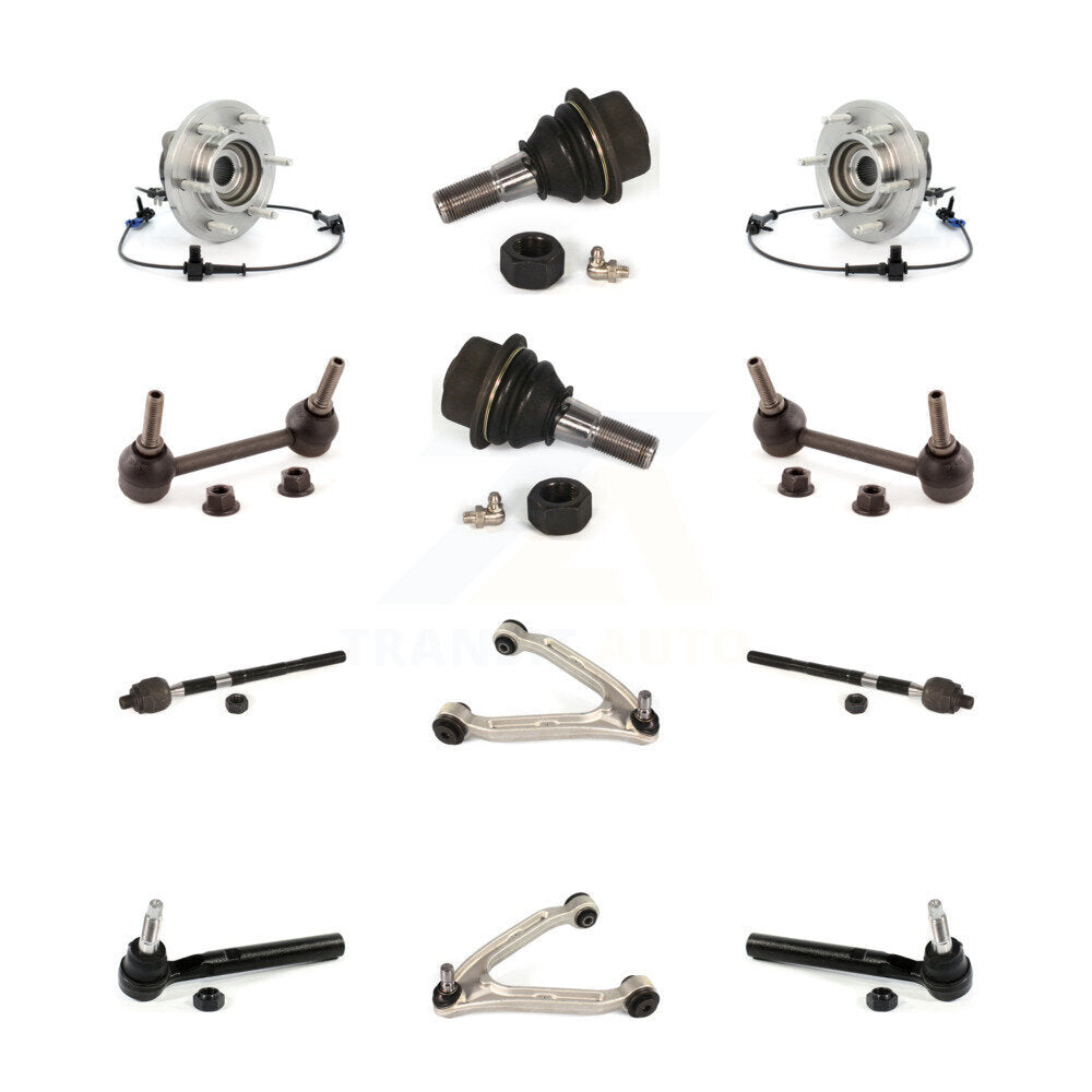 Hub Upper Arm Lower Ball Joint Outer Inner Tie Rod Link Front Kit For Hummer H3