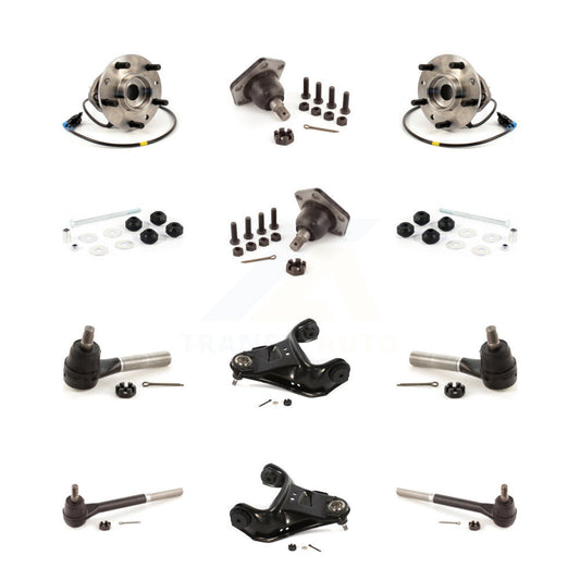 Upper Control Arm Lower Ball Joint Outer Inner Tie Rod & Link Front Kit For GMC