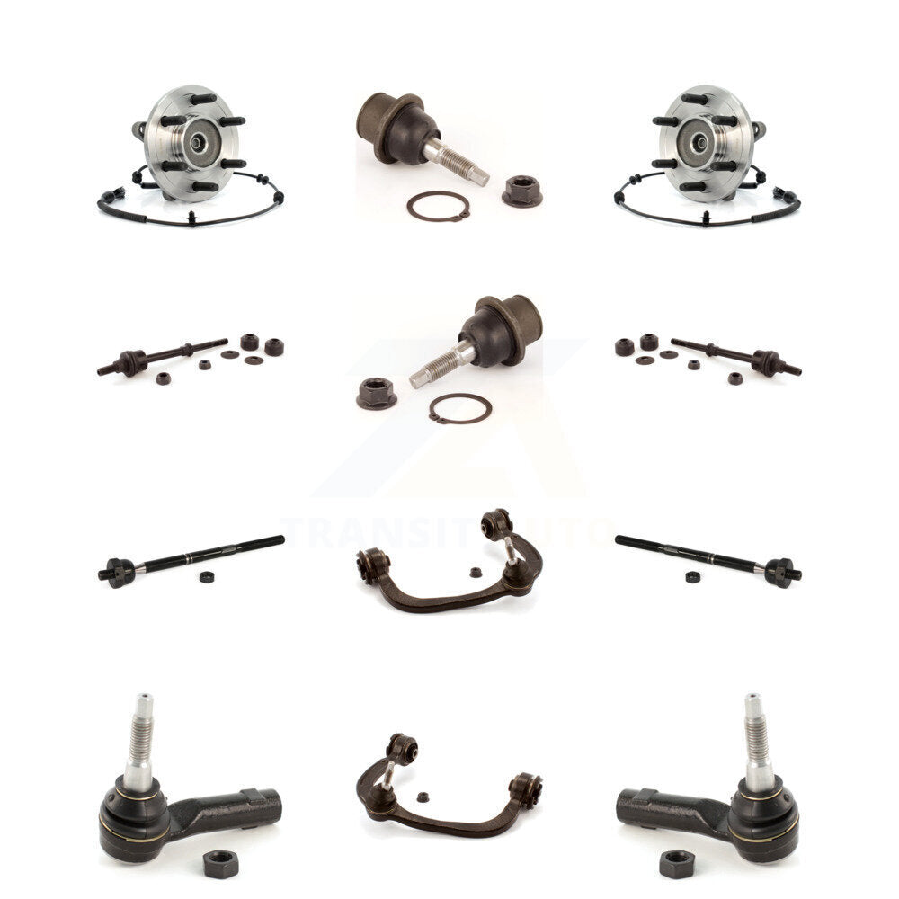 Upper Control Arm Lower Ball Joint Outer Inner Tie Rod & Link Front Kit For Ford