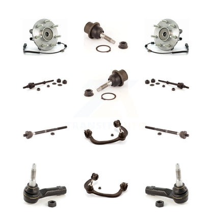 Hub Upper Control Arm Lower Ball Joint Outer Inner Tie Rod & Link Front Kit For